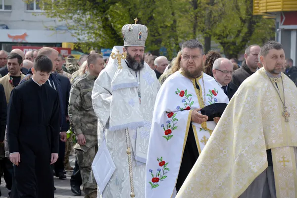 Як Луцьк прощався з «айдарівцем» Олегом Твердохлібом (фото)