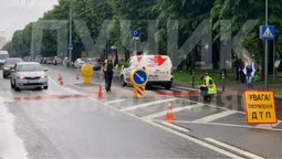 У центрі Луцька автівка «Нової пошти» збила жінку на пішохідному переході