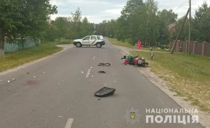 На Волині молодик на «їбені» збив велосипедиста – обидва у лікарні (фото, відео)