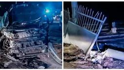 На Волині підліток розтрощив Volkswagen об стовп (фото)