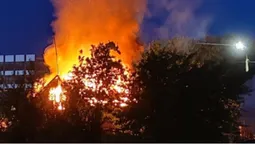 У Луцьку загорівся балкон у 14-поверхівці, а протипожежна система не спрацювала (фото)