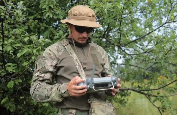 Володимир під час служби в стрілецькому батальйоні поліції був оператором дрону