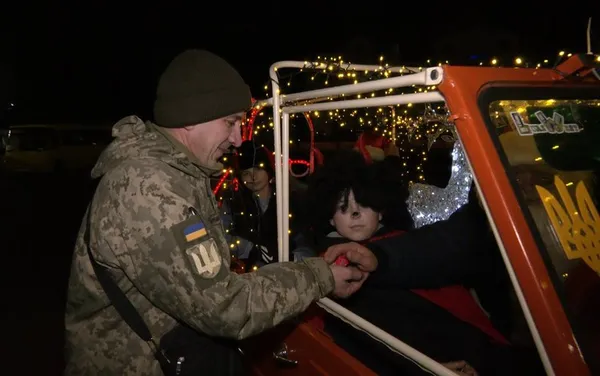 Військовослужбовець Микола у Луцьку зустрів волинського Санту