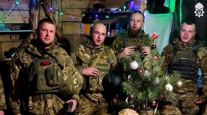 «Кажіть пароль і заходьте у криївку»: волинські гвардійці записали щемливе привітання з Різдвом (відео)