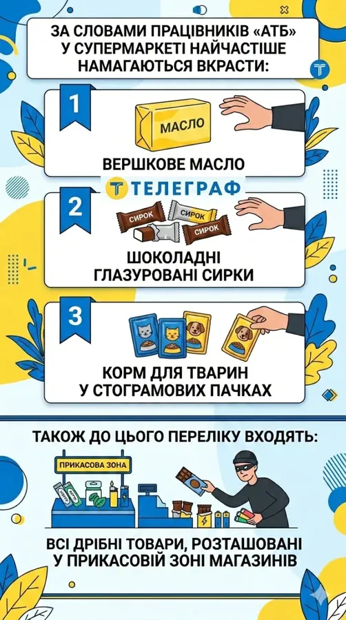 Список вас здивує: що найчастіше крадуть в «АТБ»
