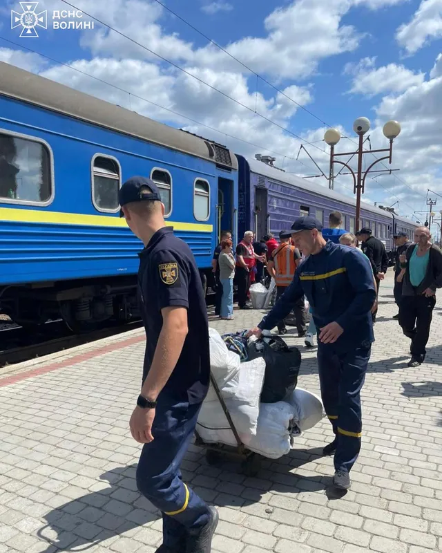 На Волинь прибув евакопотяг з Покровська (фото)