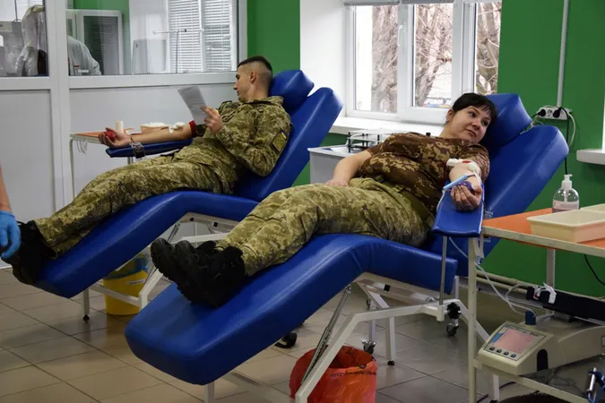 У Луцьку понад 40 прикордонників здали кров для поранених побратимів (фото)