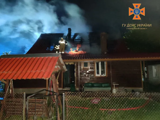 У неділю на Волині сталися три пожежі (фото)
