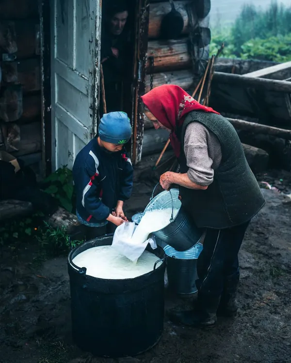 Полонина Кукул, триває заготівля смачного сиру