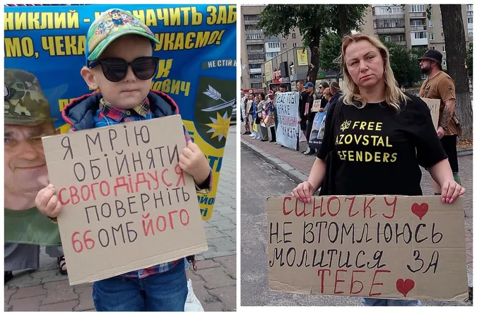 Боротьба триває вже п'ятий рік: у Ковелі рідні військовополонених вийшли на акцію підтримки (фото)