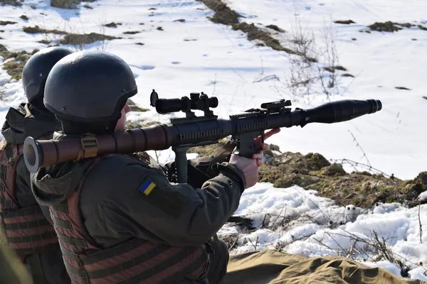 Луцькі нацгвардійці тренувалися в умовах, наближених до бойових (фото)