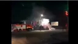 У Луцьку на Рівненській горіла автівка (відео)