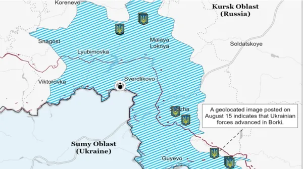 ISW: ЗСУ просуваються у Курській області