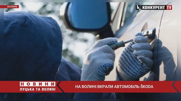 У волинянина з-під хати угнали автомобіль (фото, відео)