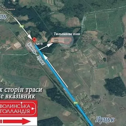 Як доїхати на осіннє свято квітів на Волині: схема