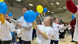 У Луцьку вперше встановили рекорд із наймасовішого танцю людей із синдромом Дауна (відео)