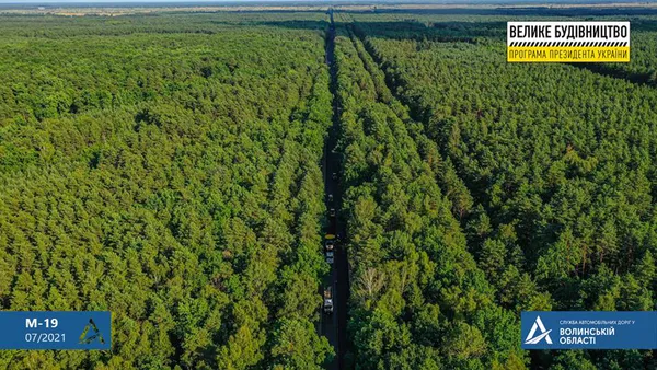 Ремонт дороги Доманове – Ковель: ще 7 кілометрів з першим шаром асфальту (фото)