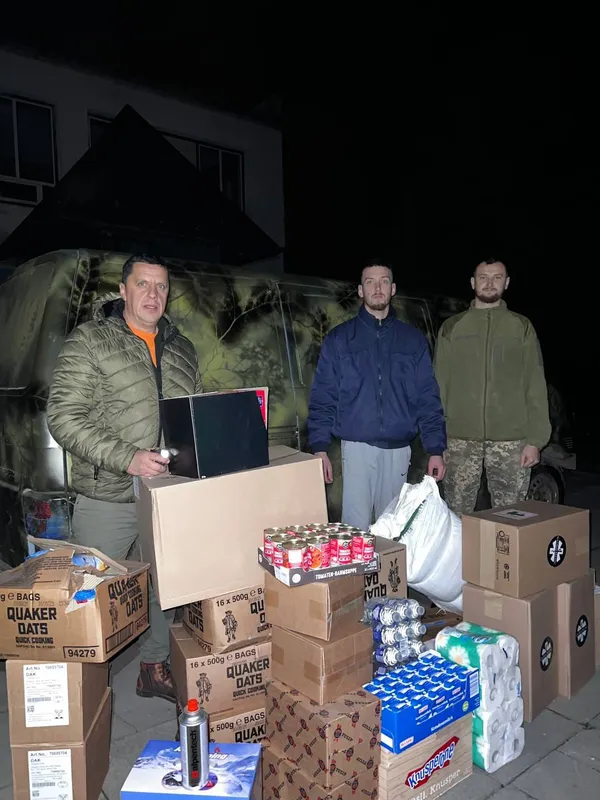 З Волині відправили гуманітарну допомогу військовим у Херсонську та Харківську області
