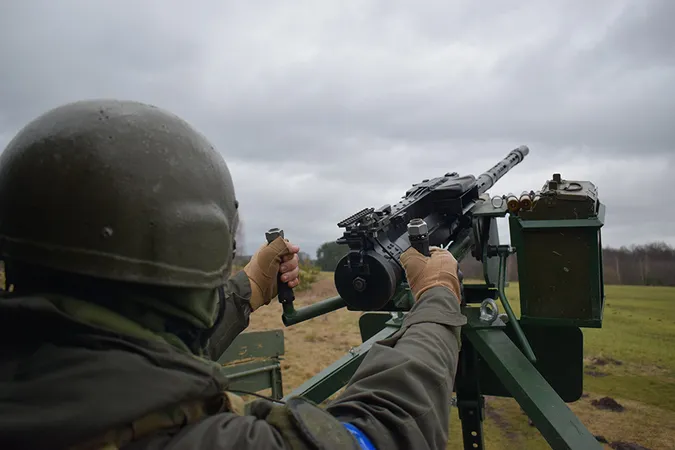 Волинські гвардійці з кулемета знищують ворожі БпЛА (фото)