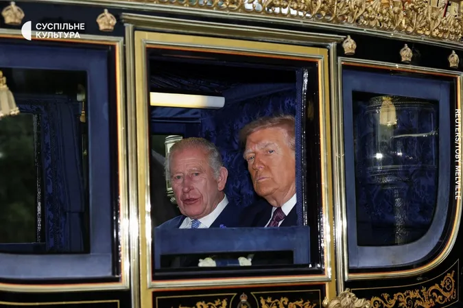 Трамп прибув до Британії на зустріч із королем Чарльзом: у Лондоні протести (фото)