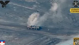 Волинські «ворони» підсмажили техніку окупантів з особовим складом (відео)