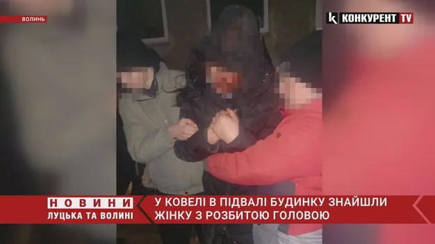 У Ковелі в підвалі знайшли жінку з розбитою головою (фото, відео)
