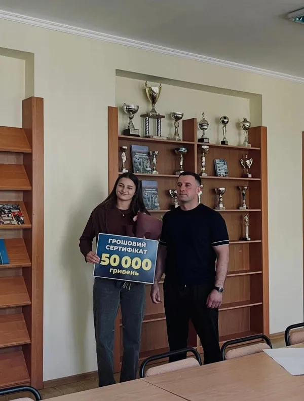 Волинська чемпіонка Європи з вільної боротьби отримала грошову винагороду (фото)