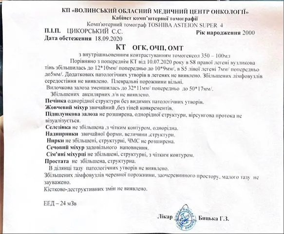 Курс лікування на місяць – 30 тисяч: волинян просять допомогти 20-річному хлопцю здолати рак