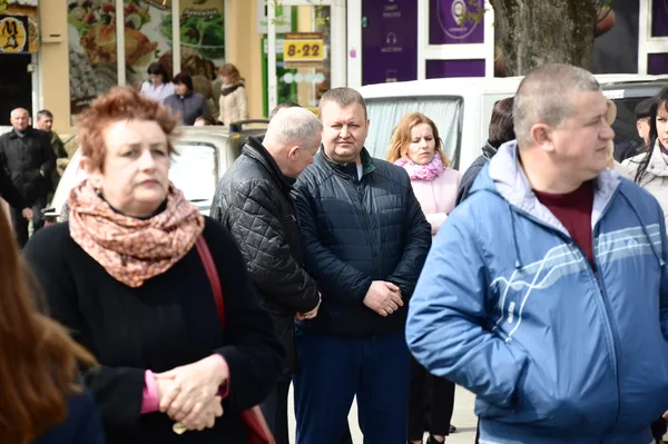 ...також на площі депутат міської ради Сергій Шкода...