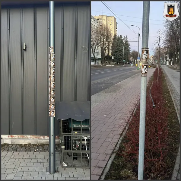 Рекламне «нашестя»: стовпи у центрі Луцька перетворили на «дошки оголошень» (фото)