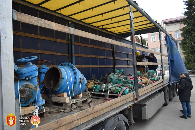 «Луцьктепло» отримало від Польщі вживані насоси і клапани