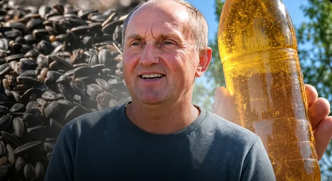 Олія, яка зберігається 10 років: ветеран із Волині заробив пів мільйона на ожині й купив олійницю (відео)