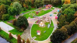Луцький парк з висоти пташиного польоту (фото)