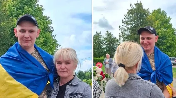 На Волині зустріли захисника Андрія Філончука, який повернувся з російського полону