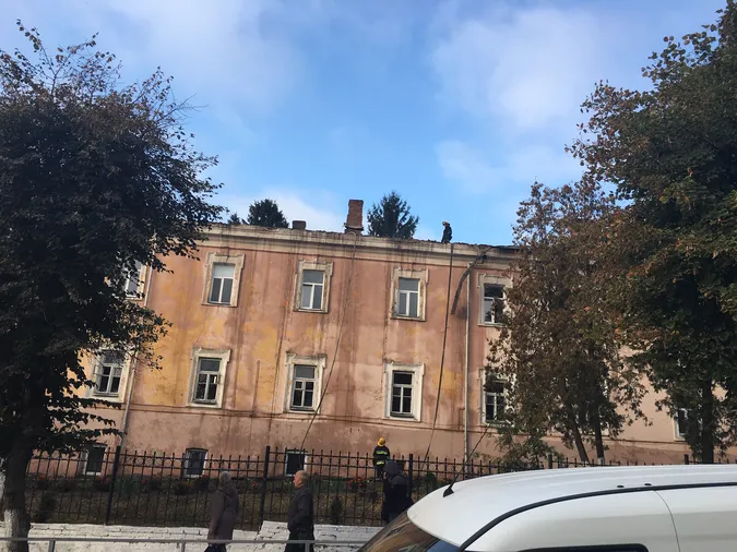 Що залишилося від луцького госпіталю після пожежі (фото)