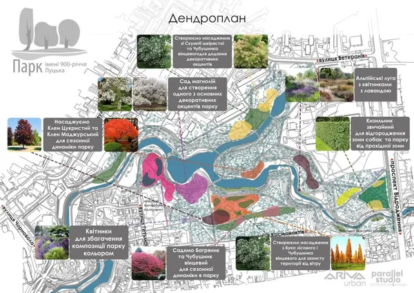 Реконструкція парку 900-річчя Луцька: повна концепція (фото)