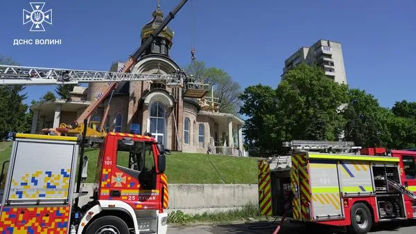 Чому горіла церква в Луцьку: повідомили причину (фото)