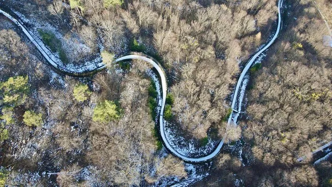 Кременецька санна траса. Фото: Суспільне Тернопіль