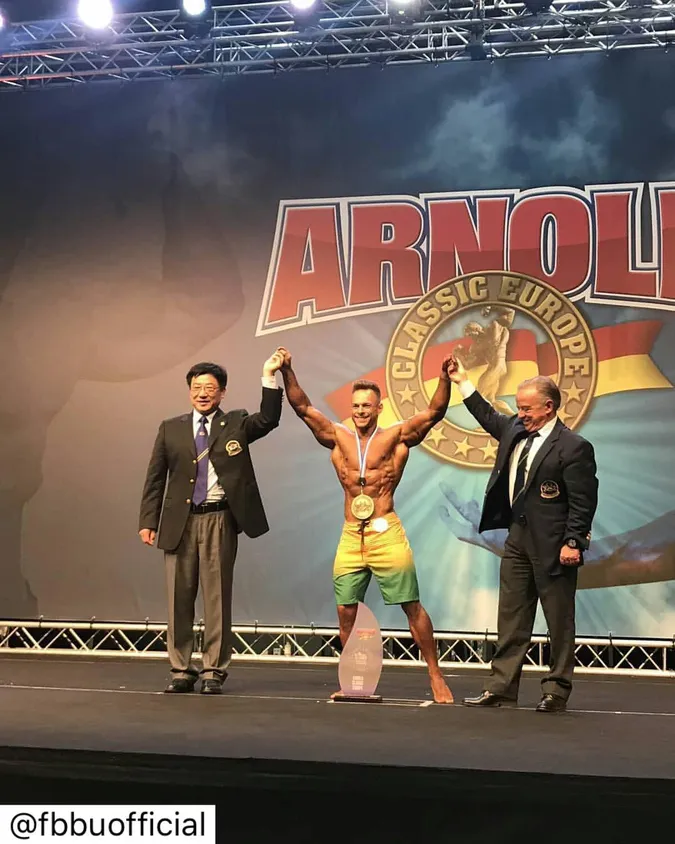 Луцький бодібілдер став абсолютним чемпіоном на міжнародному турнірі (фото)