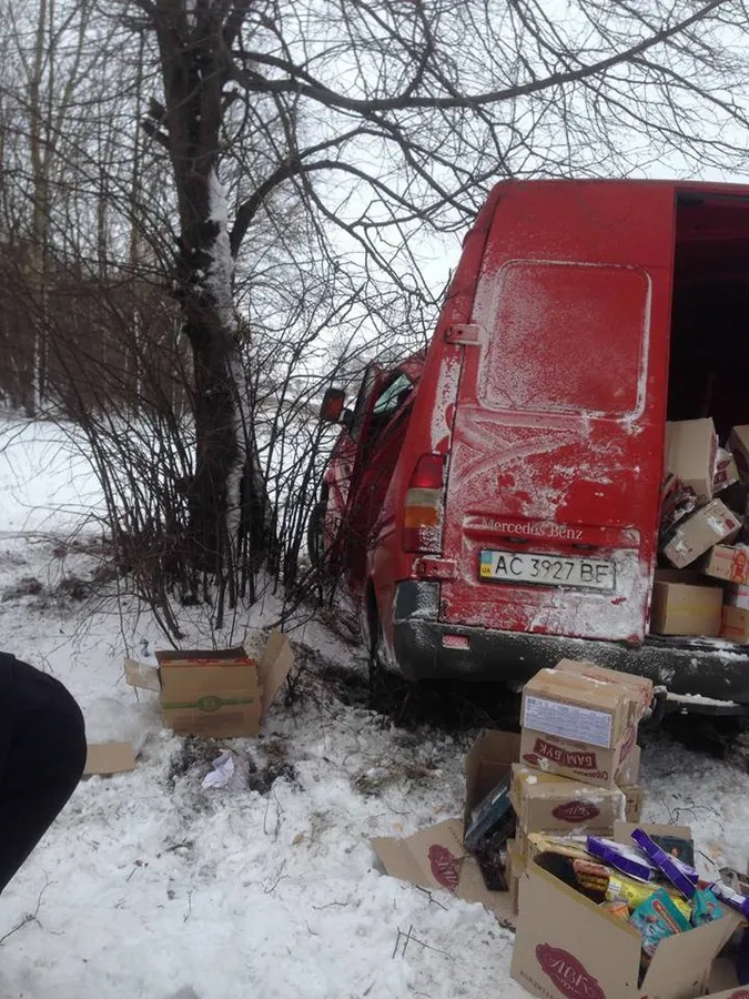 Поблизу Луцька авто злетіло з дороги