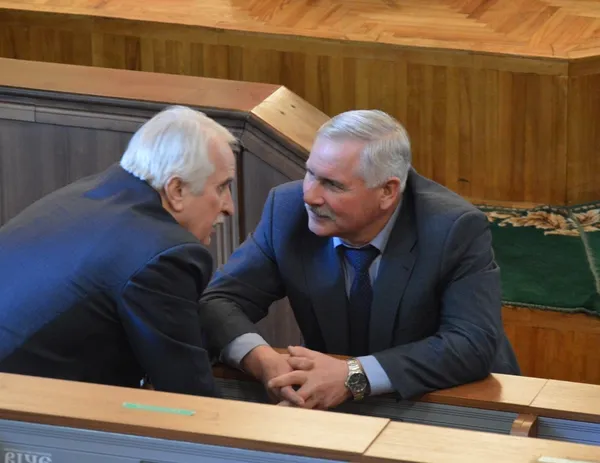 Депутат Святослав Кравчук та мер Нововолинська Віктор Сапожніков