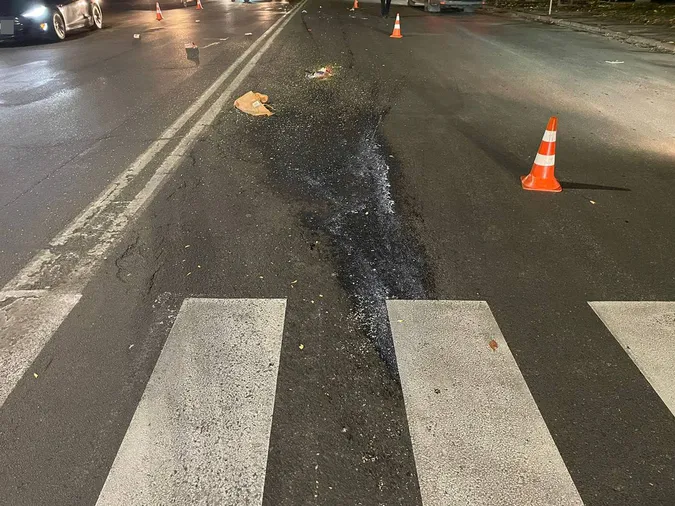 У Луцьку «тойота» збила на переході молоду жінку (фото)