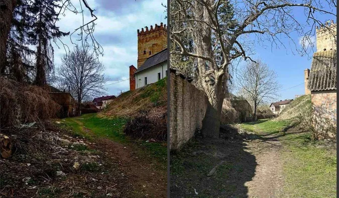 Біля підвалин Луцького замку – сміттєві купи
