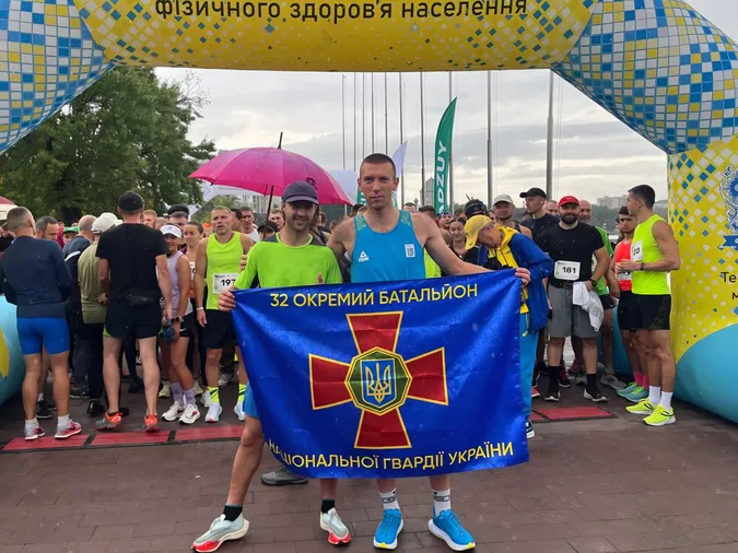 Волинський нацгвардієць переміг на марафоні у Тернополі