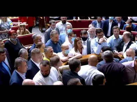 Жаба vs гадюка: у Верховній Раді Тищенко побився з Кивою (відео)