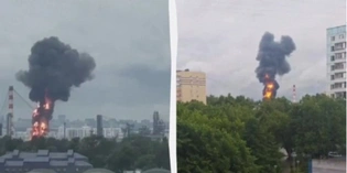 Росію атакували десятки дронів: палає найбільший НПЗ у Москві