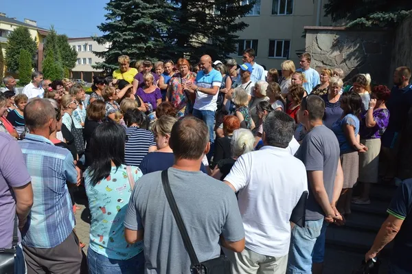 Під стінами зібралося чимало підприємців