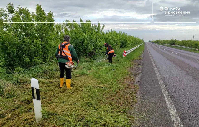 На Волині вздовж важливих доріг викошують траву: для чого (фото)