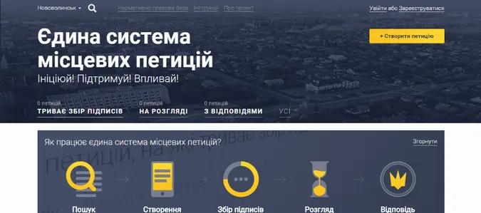 Ще одне місто на Волині приєднали до єдиної системи електронних петицій