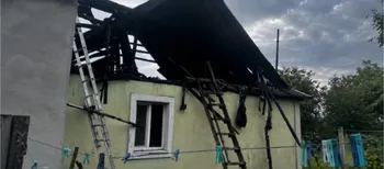 На Волині під час буревію блискавка знищила цілий будинок (фото)